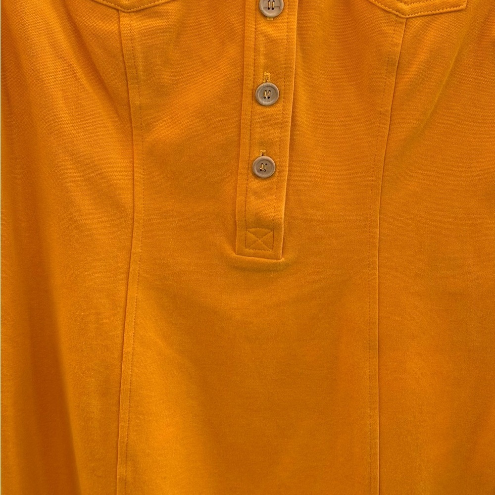 Diane Von Furstenburg dress size 8 trendy mango color - Picture 8 of 10